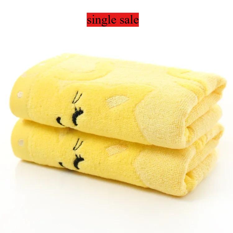 1pc Soft Children Baby Towel Washcloth Bathing Feeding Cartoon Cat Cotton Towel for Newborn Infant Handkerchief Shower Cloth