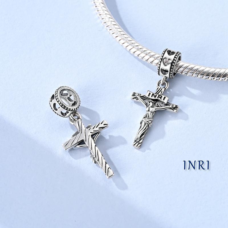 Charm S Copper Original Jesus Cross Charms Beads Fit Pendant Charm Bracelet Dangle For Women Diy Fine Jewelry Making