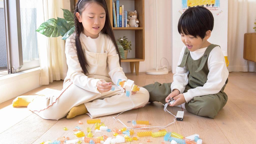 Kawada Diamond Blocks S (YE-EDU015) - Perfect Christmas Gift Easy-to-Move Building Blocks for Imagination, Robots, Animals, and Vehicles by Kurikit