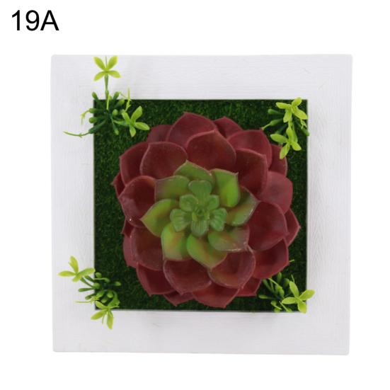 Fiore artificiale pianta grassa arte appesa a parete cornice vivente decorazione della casa