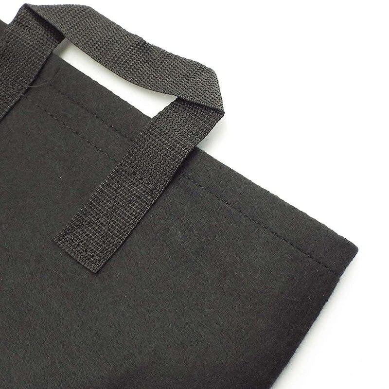 Sac de cultivare din țesătură Saci de plante din pâslă Container de cultivare pentru jardinieră cu mâner Ghiveci de flori pentru legume și cartofi 3 galoane 25x22cm