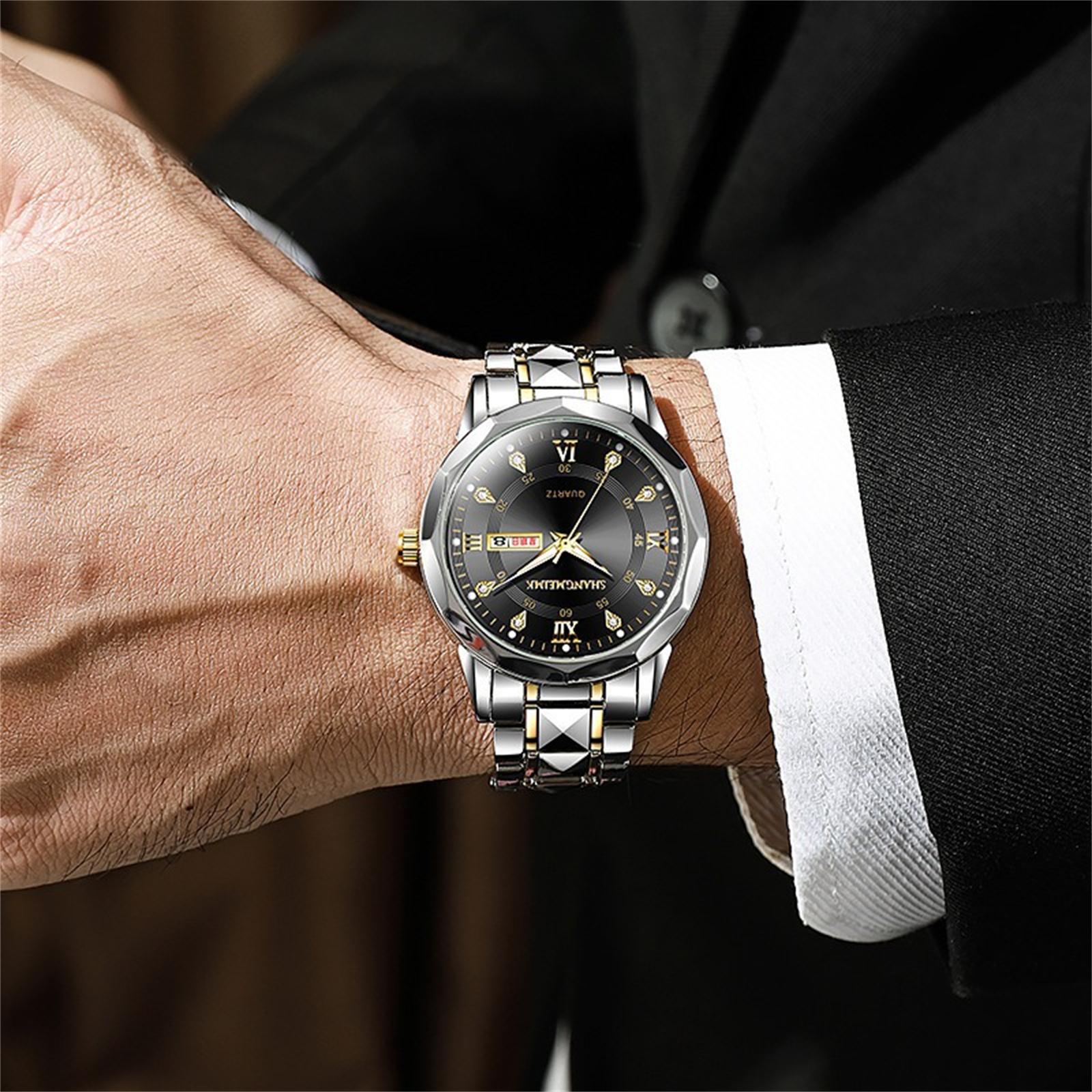 

Men s Waterproof Luminous Running Alarm Clock Watch One Size чёрный