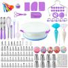 305-Piece Cake Turntable Set With Piping Tips Bags Tools Home Baking Decoration DIY Pastry Kit