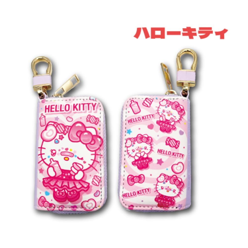 Hatayama Shoji Sanrio Smart Key Case Decora Kitty H9×W5.5×D2cm 34203137