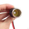 14" Car Lighter Power Female Socket Plug Adapter Clip