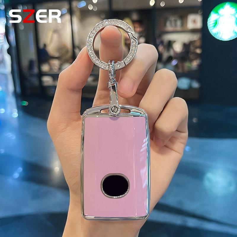 New Tpu Car Key Case Cover Shell For Mazda 3 Alexa Cx30 Cx-4 Cx5 Cx-5 Cx8 Cx-8 Cx-30 Cx9 Cx-9 Protector Fob Keychain Accessories