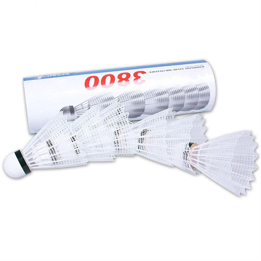 

Durability Badminton Lightweight Nylon Shuttlecock Portable Shuttlecocks Sports Activities белый