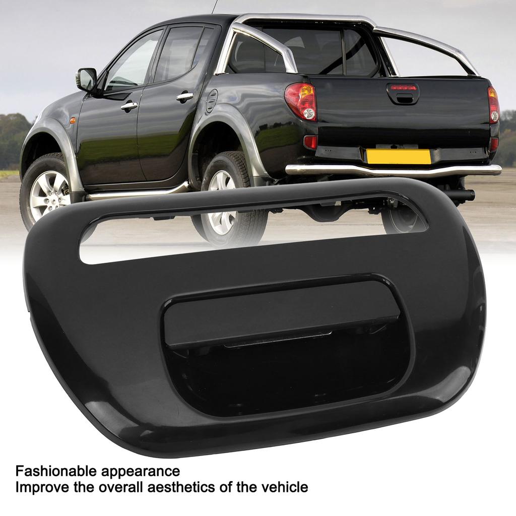 Tailgate Handle Tailgate Handle ABS Stylish Long Lasting Use Professional 6730A007 for L200 2005 To 2015 Fourth Generation