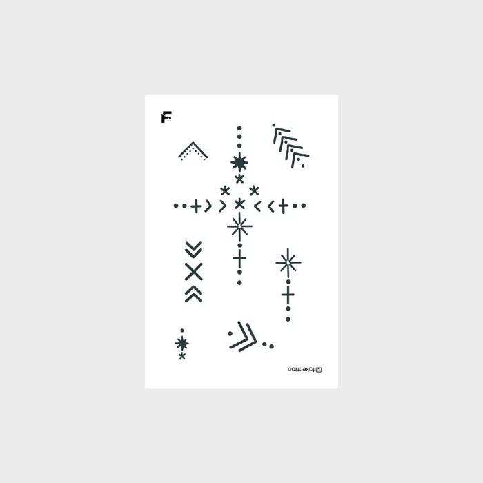 

Наклейки-татуировки в виде стрел