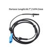2Pcs New Rear Left Right Wheel Speed ABS Sensor For 508 407 Citroen C5 C6 1.6 2.0 HDI 2.2D 9670502980, 4545.K7