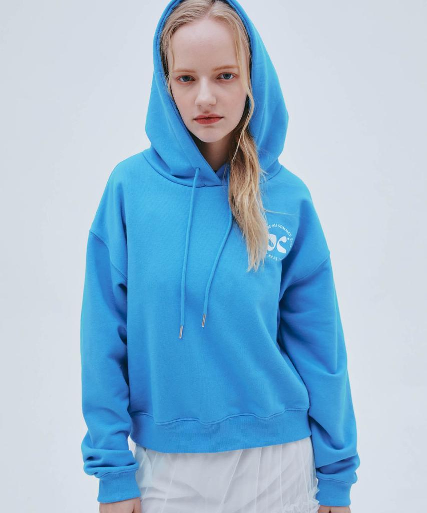 Kapuzenpullover mit Kreislogo (blau)