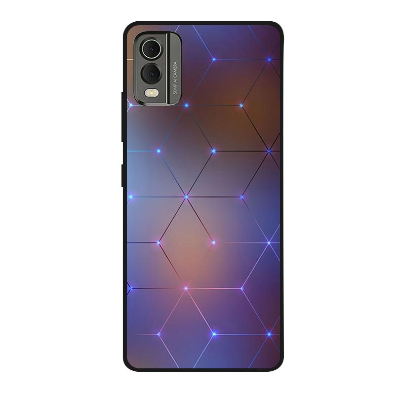 Pentru husă Nokia C32 C 32 Silicon moale Pictată Rezistentă la șocuri Huse spate Pentru Nokia C32 Husă TPU Coques NokiaC32 Desene animate drăguțe