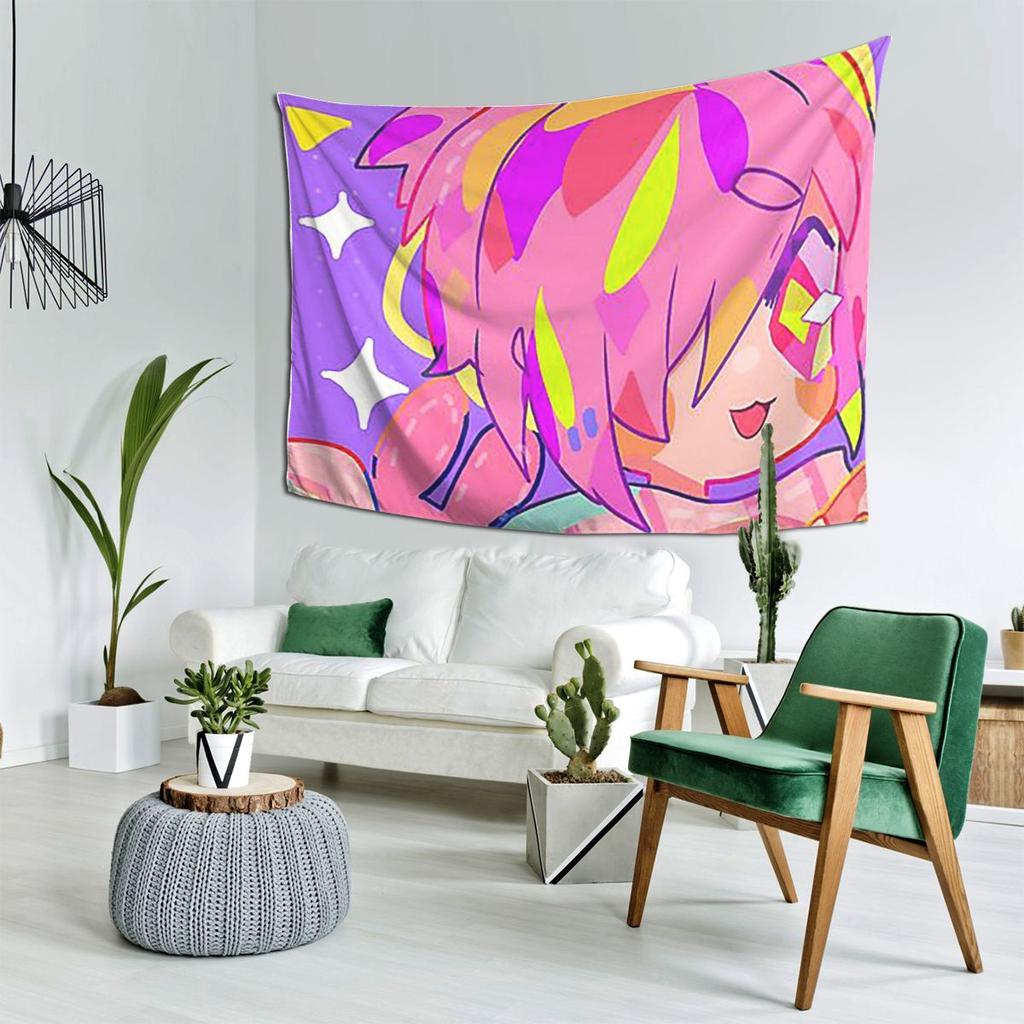 Mitsuba Toilet Bound Hanakokun Butto Tapestry Decor Art Aesthetic Tapestries Living Room Bedroom Home Wall Cloth Wall Hanging