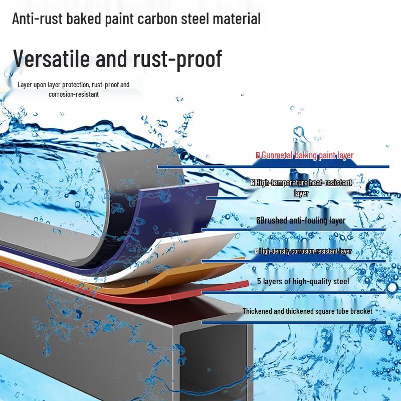 3-Tier Stainless Steel Kitchen Spice Storage Rack