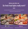 2025 High CRI Invisible Red Light for Fresh & Cooked Food: Enhance Meat, Seafood, Fruits, Vegetables