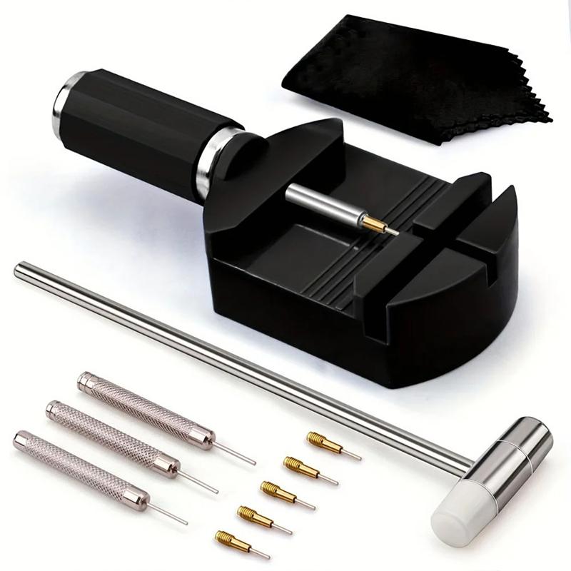 11Pcs Strap Chain Pin Remover Repair Tool Kit for Watch Band Strap Adjustment Watch Link Removal Tool Kit Watch Band Tool
