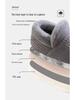 Men's and Women's Thickened Cotton Slippers: Fleece-Lined, Heel-Covering, Warm Indoor Shoes for Winter.