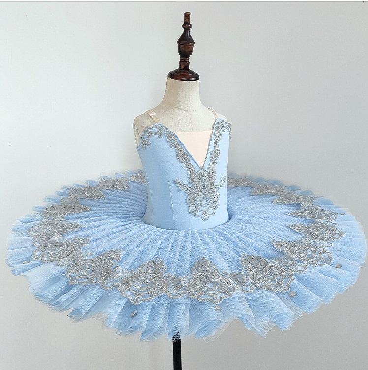 Children's Ballet Skirt Performance Costume, Children's Professional Costume, Girls' Cute Fluffy Gauze Skirt, Dance Costume, Practice Costume