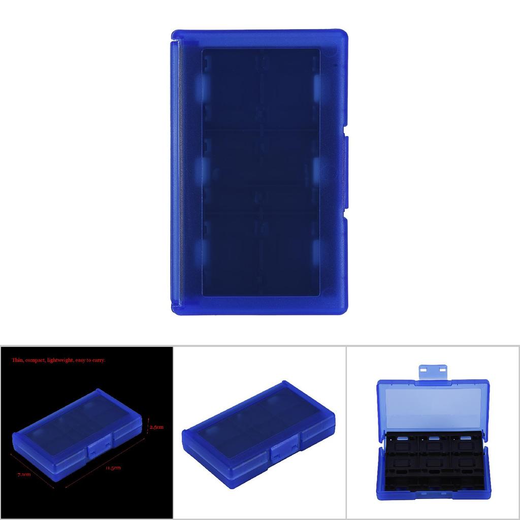 24-in-1 TF Card Box Game Memory Card Case Holder Carrying Storage for   Black