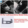 Auto AC Air Vent Outlet / Gear Shift / Glass Lift Button Panel Cover Trim For Haval H6  - 2024 Carbon Fiber Look Accessories