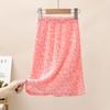 Girls' Half Length Skirt Summer New Style Girls' Versatile Short Skirt Mid To Large Children's Summer Dress Pleated Skirt