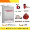 SANSHENG Stainless Steel Fire Hydrant Box with Hose Reel Set