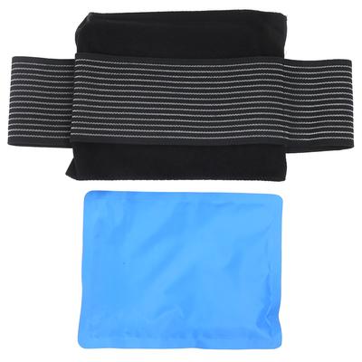 Ice Pack Reusable Hot Cold Therapy Gel Wrap Pack for Waist Back Abdomen Knees Legs(Strap 2pcs Gel