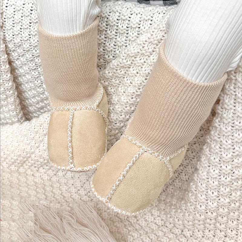 Newborn Non-slip Anti-wool Soft Sole Baby Toddler Shoes for Boys & Girls