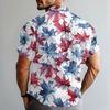 Men's Fashion Casual Loose Hawaiian Print Short-sleeved Shirt