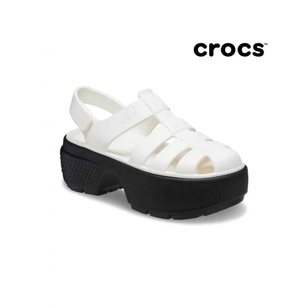 Crocs Public Stomp Fisherman Sandals Chalk 209938 0wv