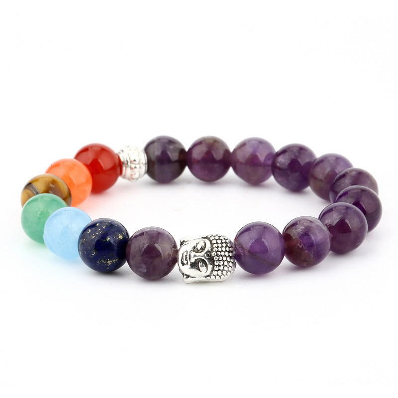 JYL TS Bracelet Colorful Stone  Volcanic Style Brings Vibrant Luck And Joy