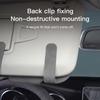 CRZ1 Car Logo Glasses Case Sun Visor Sunglasses Card Organizer Box For Mercedes Benz W212 W221 GLC EQA W168 W201 W108 W176 W124 W126