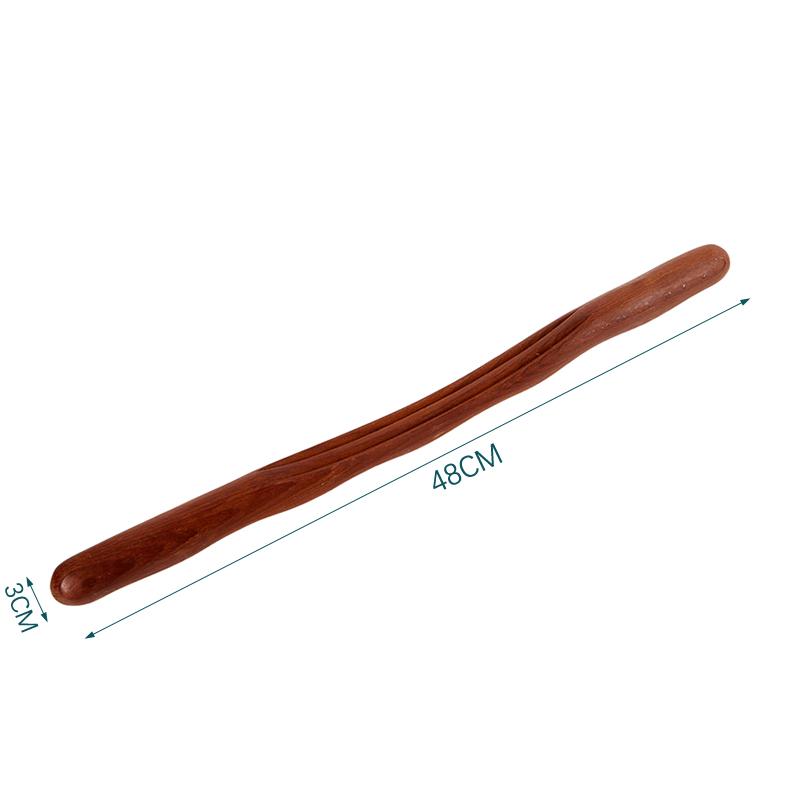 1PC Massage Guasha Scraping Stick Tools Back Shoulder Neck Waist Leg Massager Tools Natural Wood Fast Gua Sha