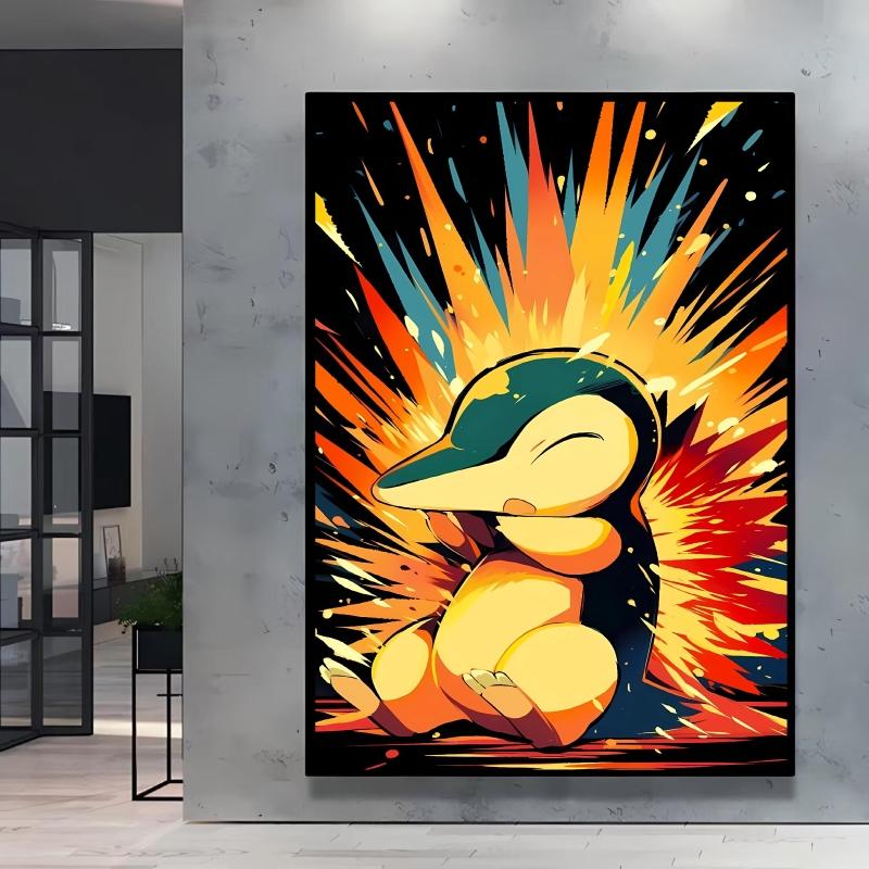 Lovely Pikachu Decorative Painting High Quality Printing Vivid Colors Adds Unique Charm To Your Living Room and Bedroom