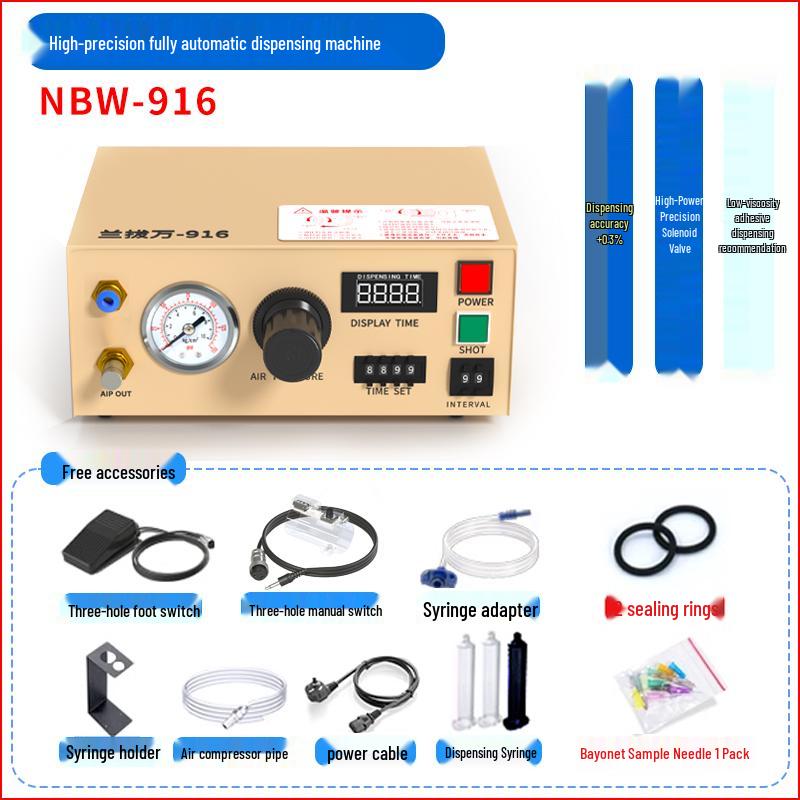 Lanbaowan Fully/Semi-Automatic UV/Silicone Potting & Dispensing Machine with Manual Controller