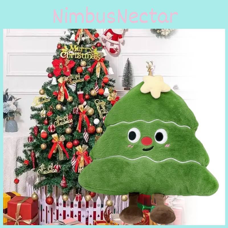 Christmas Tree Plush Toy Cartoon Stuffed Doll Cushion Decoration Gifts Kids