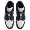 Jordan Air  1 SE Comfortable Fit Low Top Retro Basketball Shoes Unisex Sneakers Navy-Blue IO7448-400