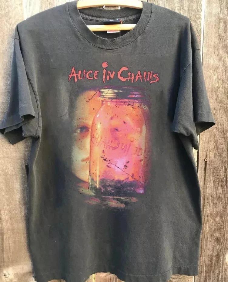 Vendita Calda Alice in Chains Dirt Retro Carbone Unisex Poster Stampa Grafica Maglietta Uomo Donna Manica Corta Estate Nuova Maglietta Larga Casual Oversize Top