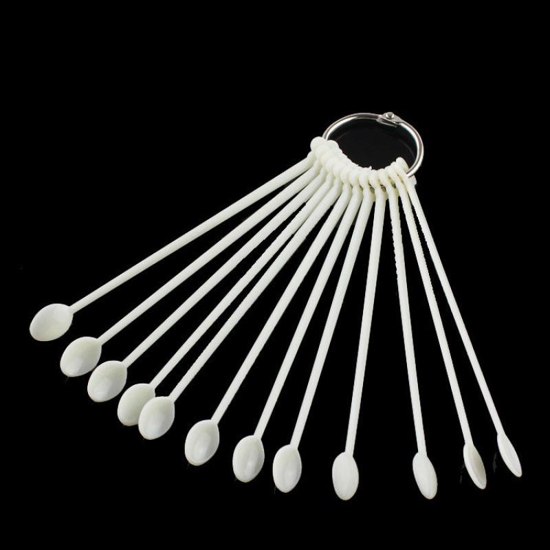 Nail Art Transparent Color Palette—100 Gel Polish Display Tips for Beginners