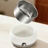 Stainless Steel Pet Heating Water Bowl Low Noise Energy-saving Constant Temperature Cat Bowl Large Capacity Removable