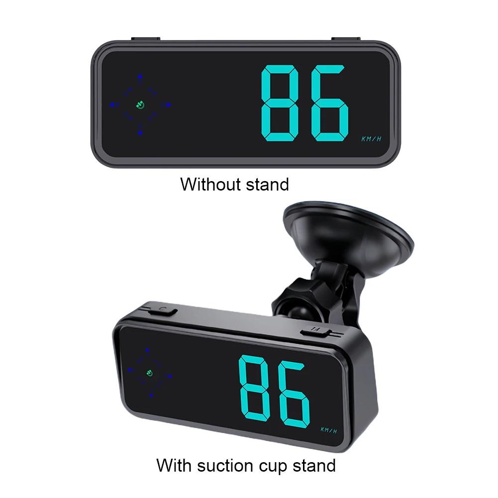 HUD GPS GPS Digital Speedometer with Compass Car Head-up Display Windshield Big Font Projector Display Universal Digital Car HUD