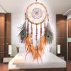 Feather Dream Catcher Wind Chimes Hand-woven Catcher for Girls Boy Kids Bedroom Hanging Ornaments Home Decor Festival Gifts
