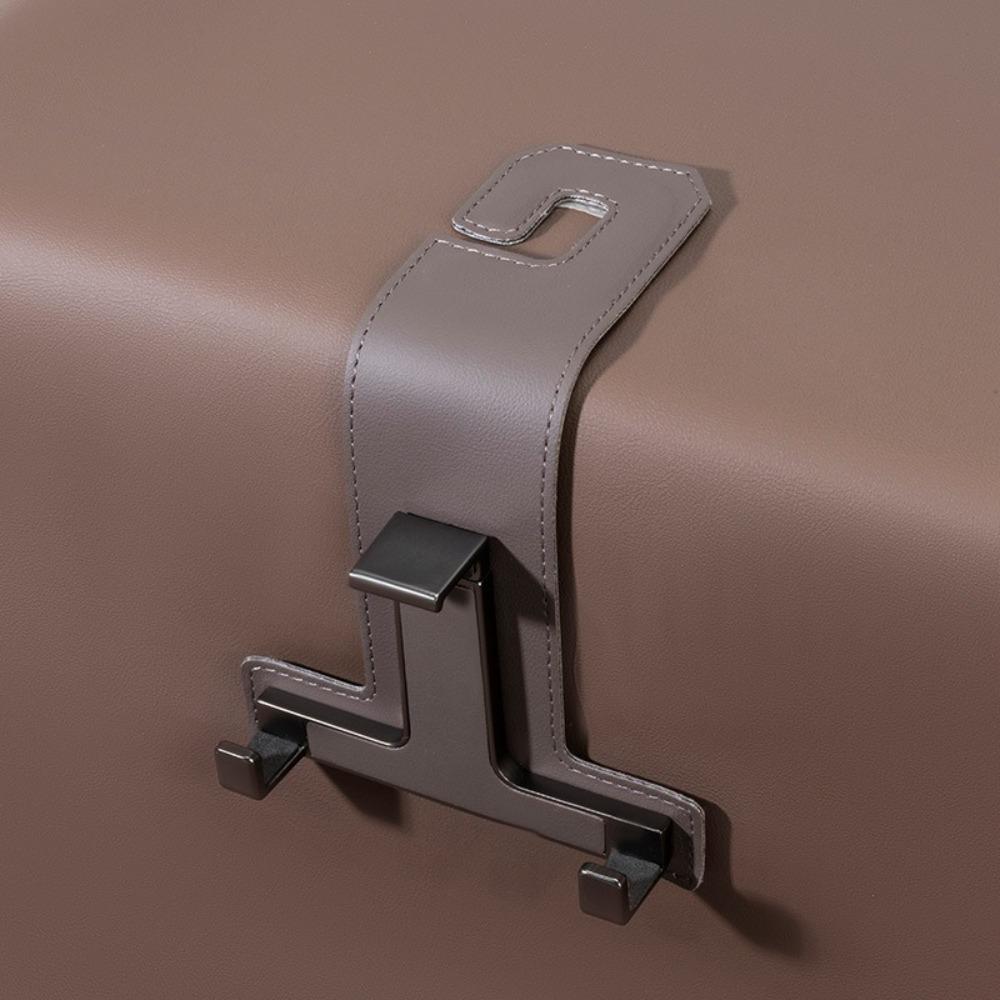 

Multifunctional Mobile Phone Holder Metal Phone Headrest Bracket Car Back Seat Hook Auto Back Seat коричневий