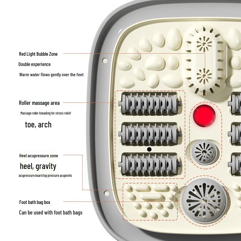 Misida MS-Z71 Foldable Heated Foot Spa Massager CN plug (adapter included)