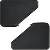 FL3Z16A455BA Trittbrett-Endkappe Hinten Links und Rechts Passend für Ford F-Serie 150 2015-2020, Super Duty 2017 Ford F-250, F-450, F-550 Ersetzt