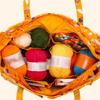 Crochet Bag Knitting Organiser Bag for Crochet Pattern Yarn Hook Needle Yarn Bag Craft Project Bag Knitting Project Bag