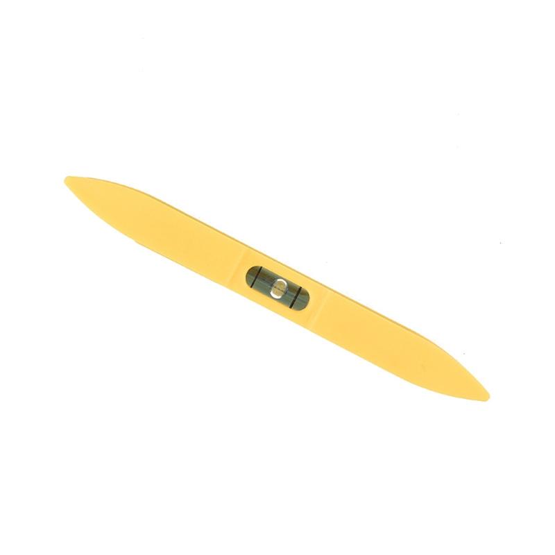 Magnetic Bubble Spirit Level with Keychain Mini Pocket ABS Shell Laser Level Ruler Gradienter Horizontal Measuring Tools
