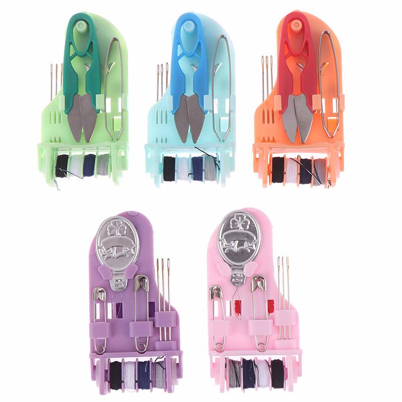 Home Travel Portable Mini Portable Sewing Kit Sewing Box Sewing Tool Box Needle