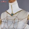 IN STOCK UWOWO Anime Albedo Cosplay Costume Halloween Christmas Costume Cos Women White Dress Albedoo Cosplay