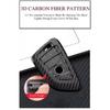 Carbon Fiber ABS 4 Buttons Car Key Fob Case Cover For BMW X5 530i 535i 550i 650i